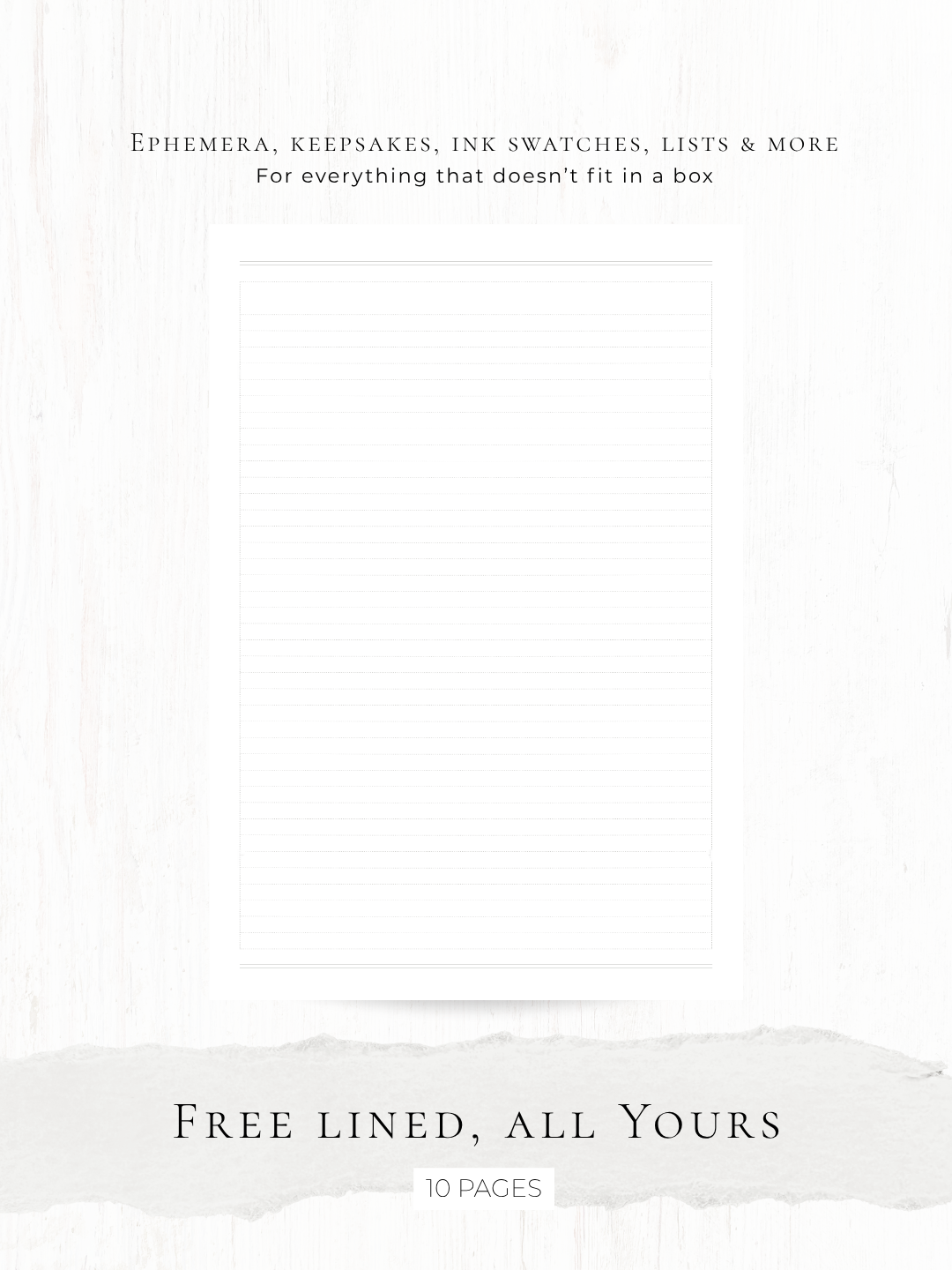 The Memory Keeper: A5 undated journal