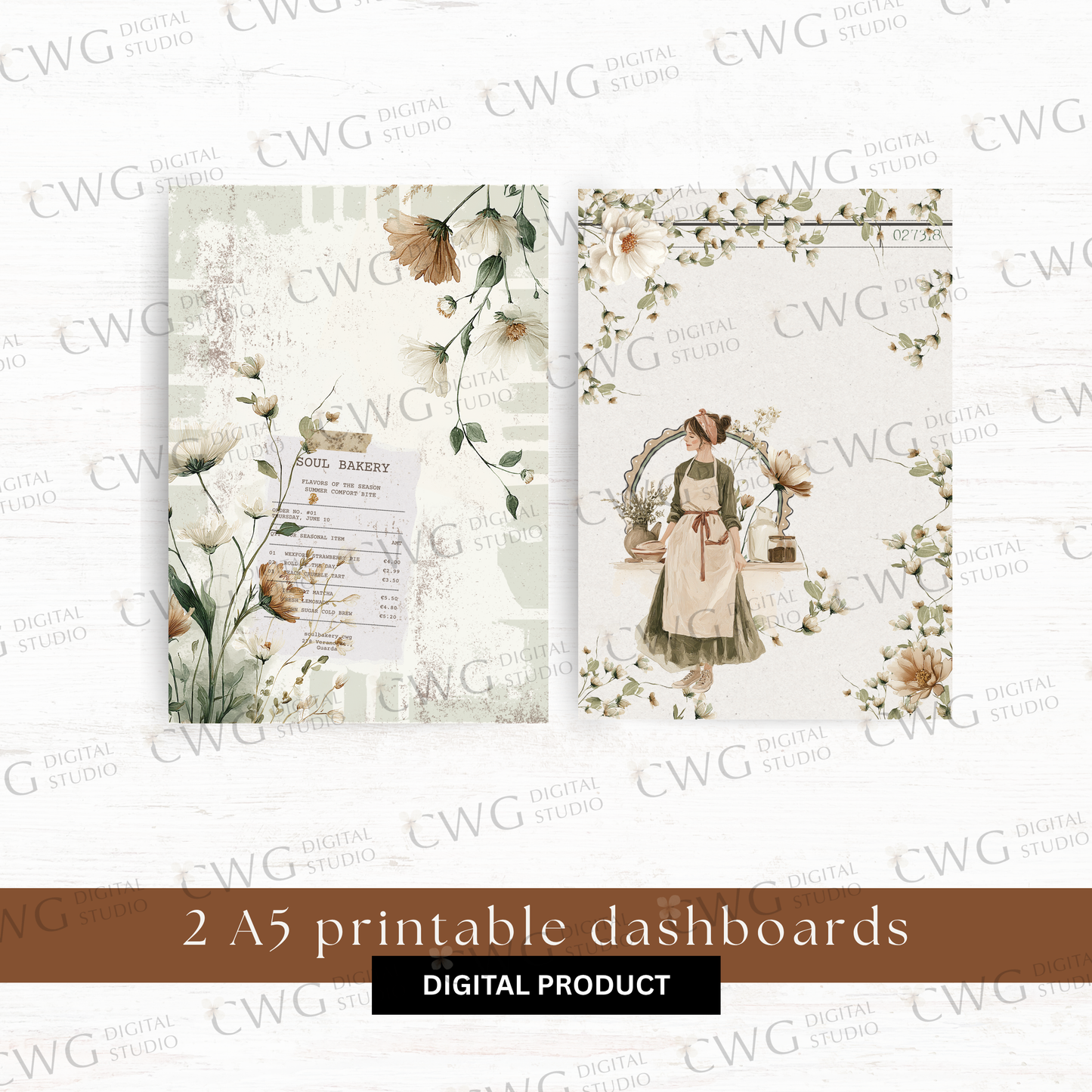 Digital journaling kit: Sould Bakery (June 2026 sub kit)