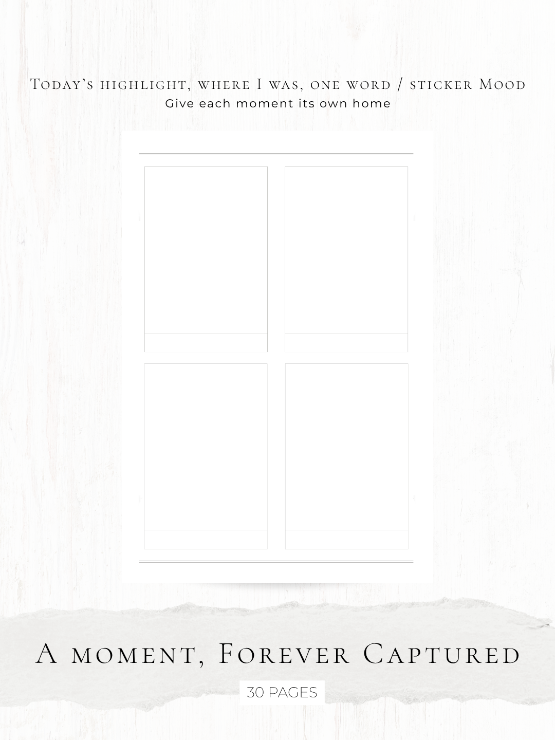 The Memory Keeper: A5 undated journal