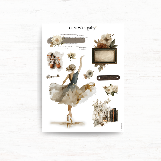 Deco stickers: Nostalgia (February 2026 sub kit)