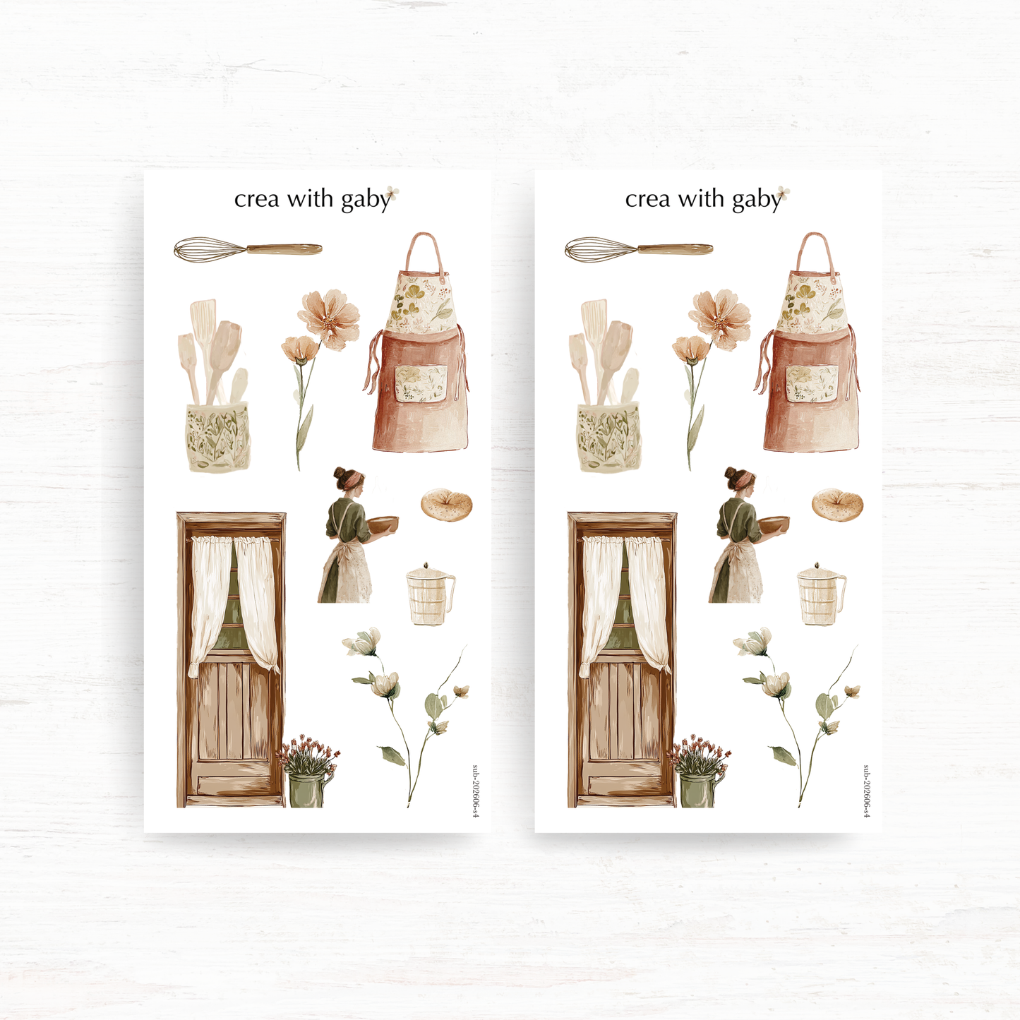 Deco stickers: Soul bakery (June 2026 sub kit)