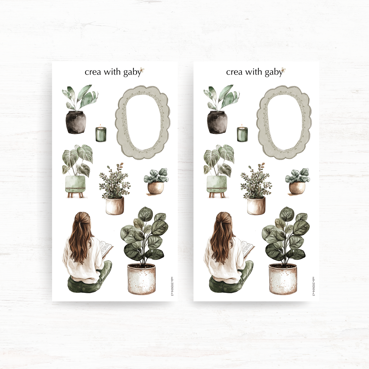 Deco stickers: But first, me (April 2026 sub kit)
