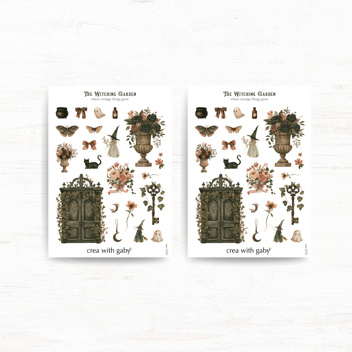 The Witching Garden: Halloween stickers