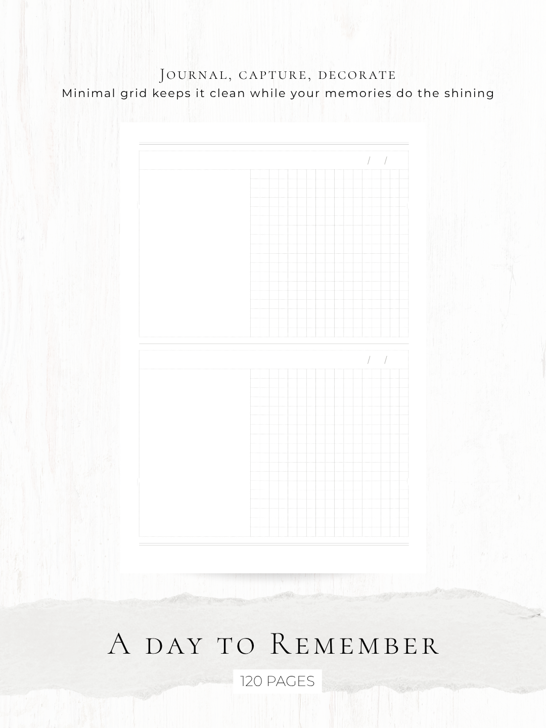 The Memory Keeper: A5 undated journal