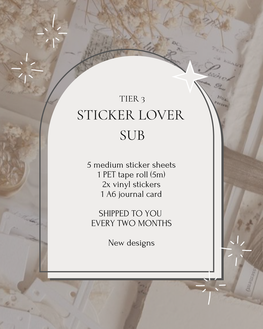 Tier 3: Sticker lover subscription