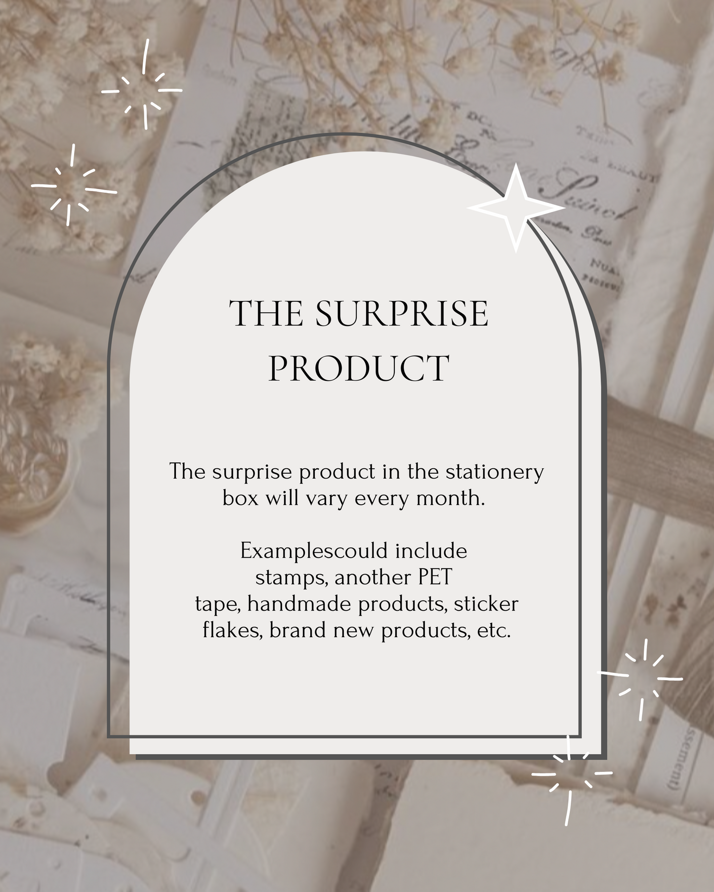 Tier 4: Stationery box subscription (Free shipping to selected markets)