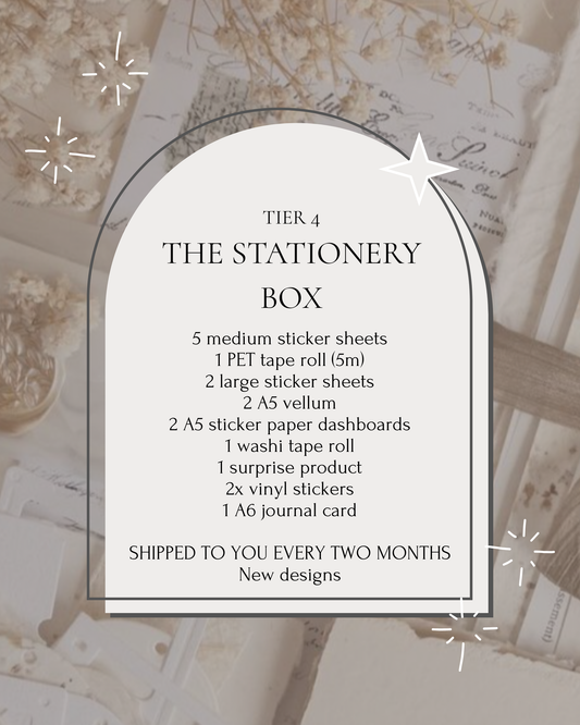 Tier 4: Stationery box subscription