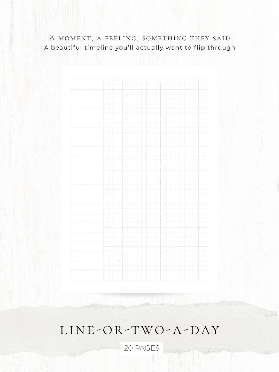 The Memory Keeper: A5 undated journal