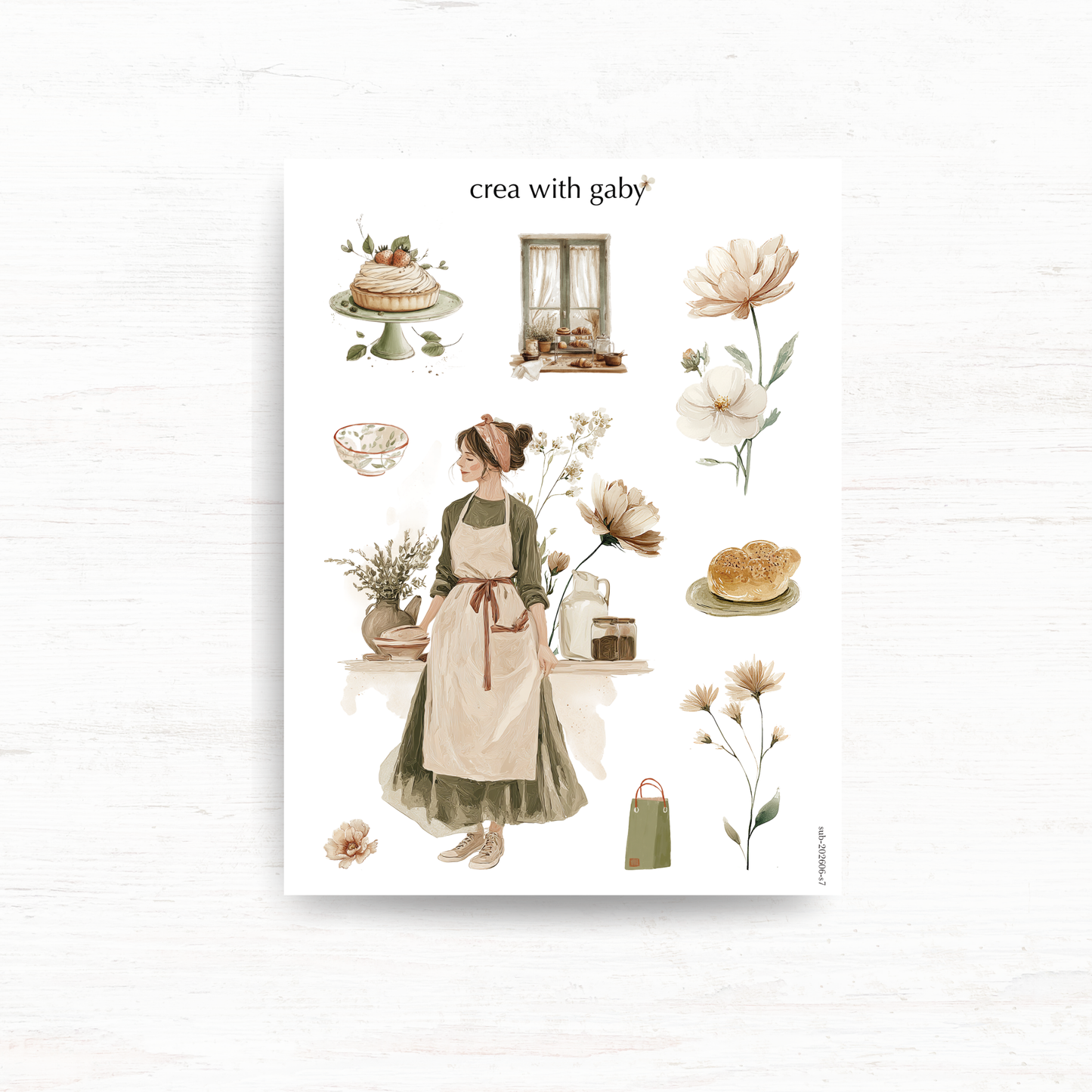 Deco stickers: Soul bakery (June 2026 sub kit)