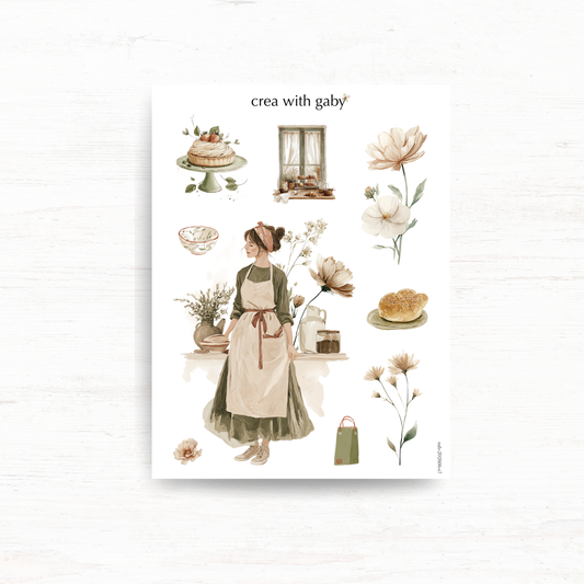 Deco stickers: Soul bakery (June 2026 sub kit)