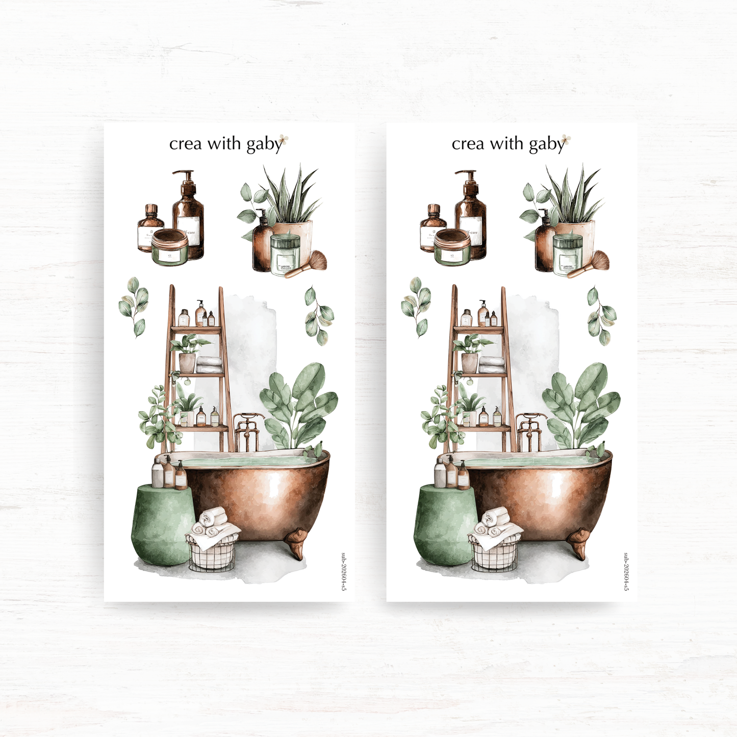 Deco stickers: But first, me (April 2026 sub kit)