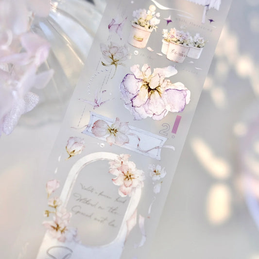 Freckles Tea Vol. 4 floating dream florist - Matte Pet tape (Single loop)