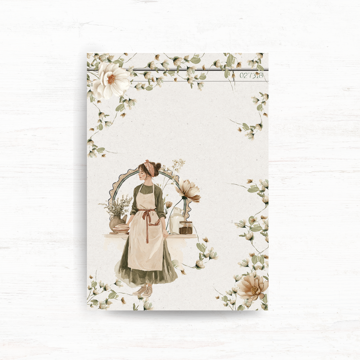 A5 deco dashboard & background paper: Soul bakery (June 2026 sub kit)