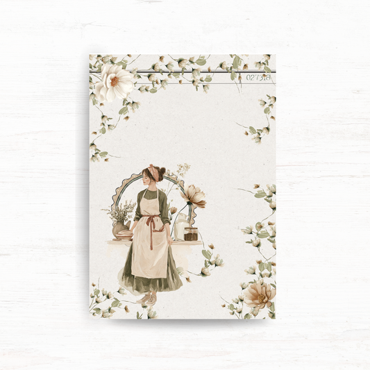 A5 deco dashboard & background paper: Soul bakery (June 2026 sub kit)