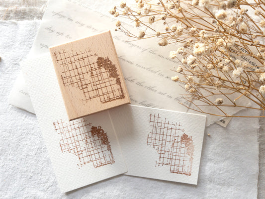 Rubber stamp: Grid background
