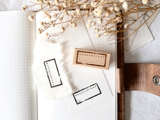 Rubber stamp: Postal frame (Love letters collection)