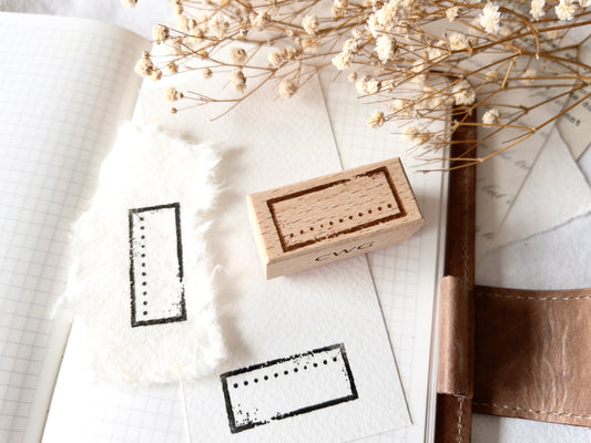 Rubber stamp: Postal frame (Love letters collection)