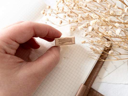 Rubber stamp: Mini postal stamp II (Love letters collection)