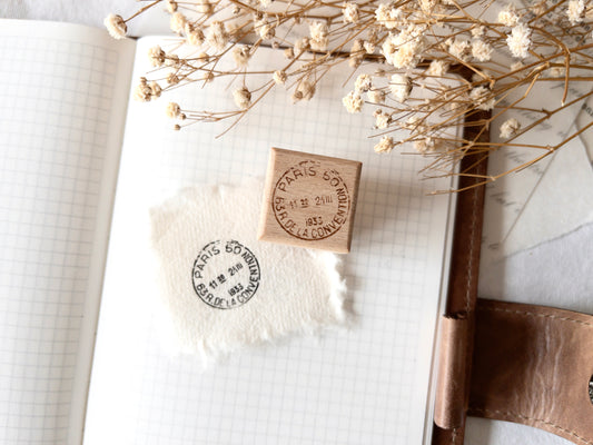 Rubber stamp: French postal stamp