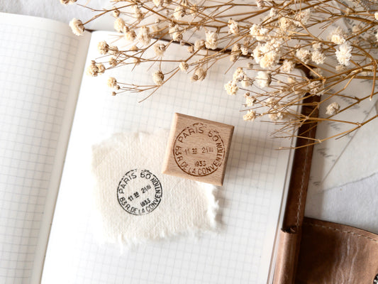Rubber stamp: French postal stamp