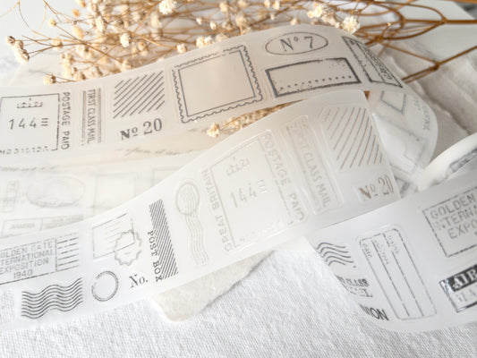 Pre-cut PET tape: Posted (Love letters collection)