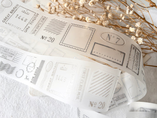 Pre-cut PET tape: Posted (Love letters collection)