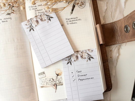 To-do list sticky notes: Love letters collection
