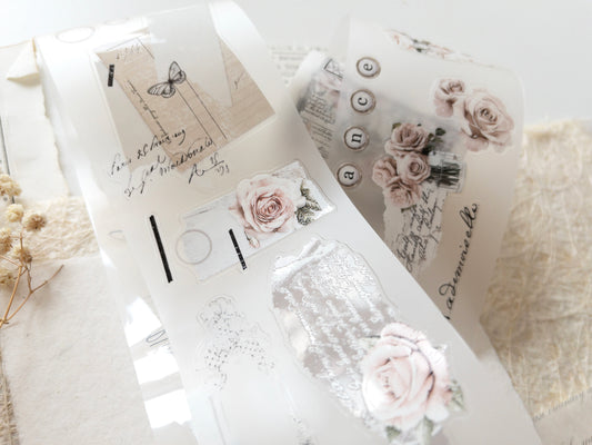 Pre-cut PET tape: French romance