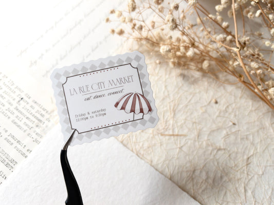 Die cut deco stickers: Little delights