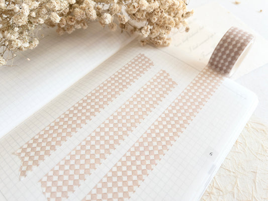 Chequered washi tape: Little delights (20mm)