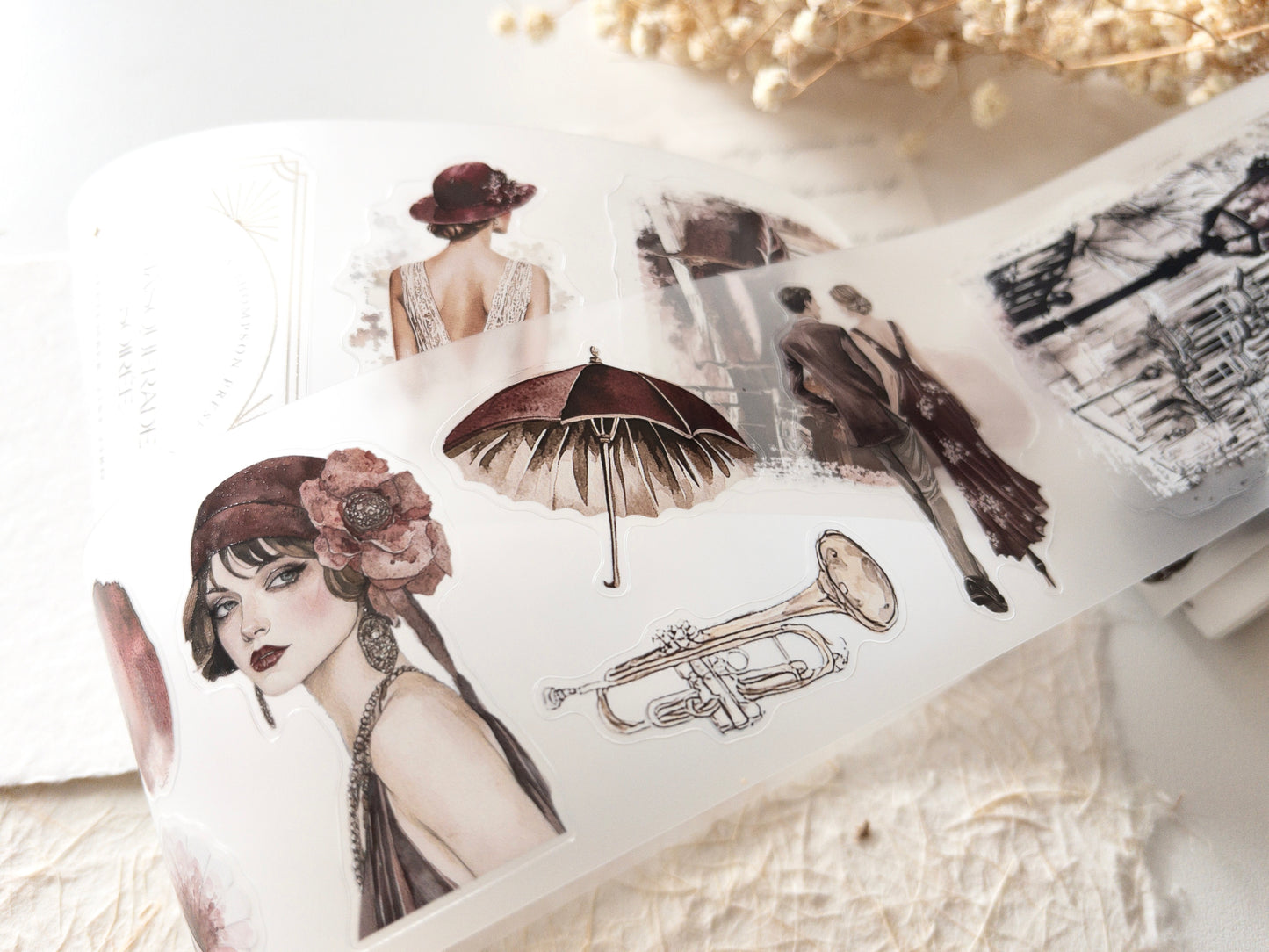 Pre-cut PET tape: Masquerade soirée
