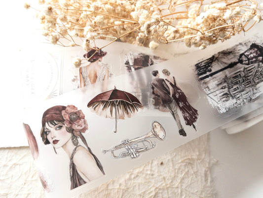 Pre-cut PET tape: Masquerade soirée