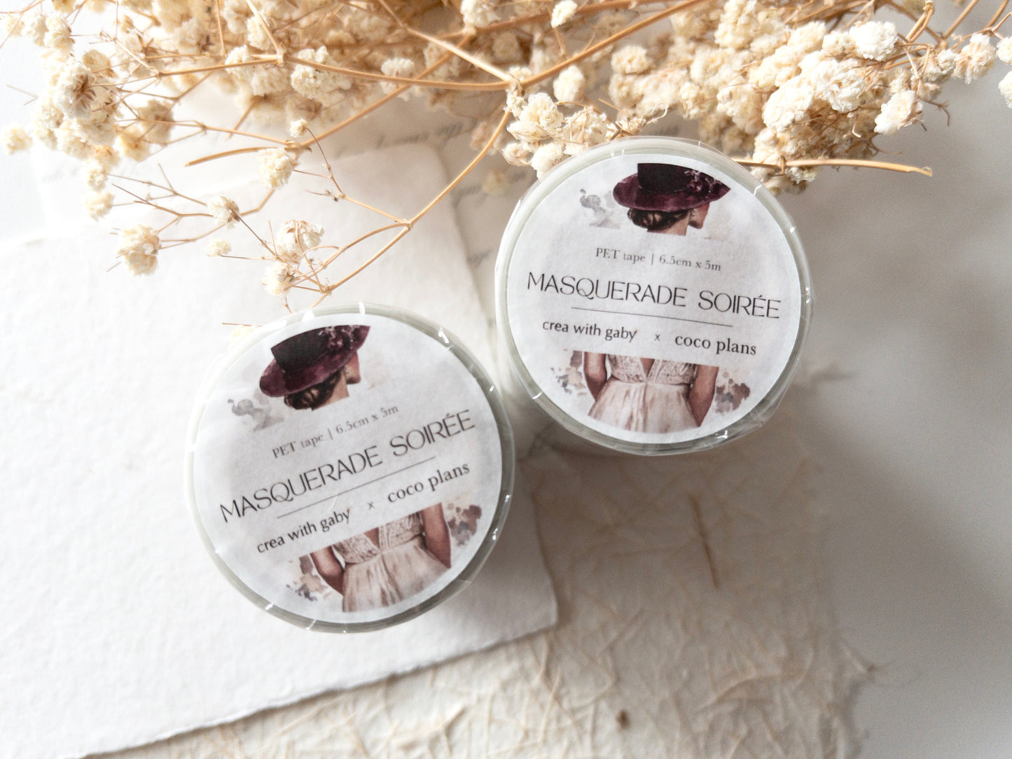 Pre-cut PET tape: Masquerade soirée