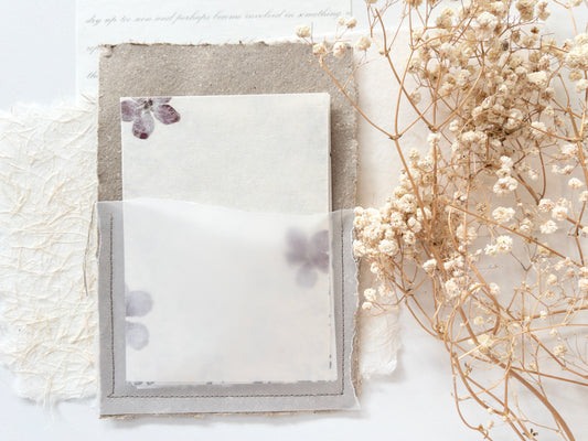 Thai handmade paper bundle: 10 paper pieces (A6)