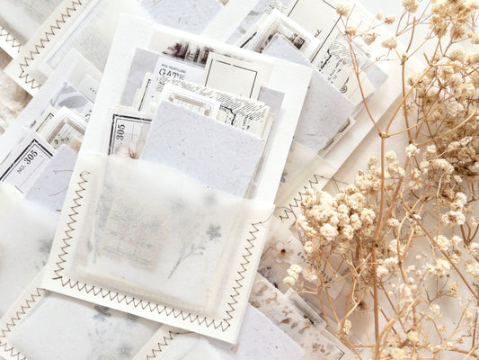 Ephemera pocket (20+ pieces)