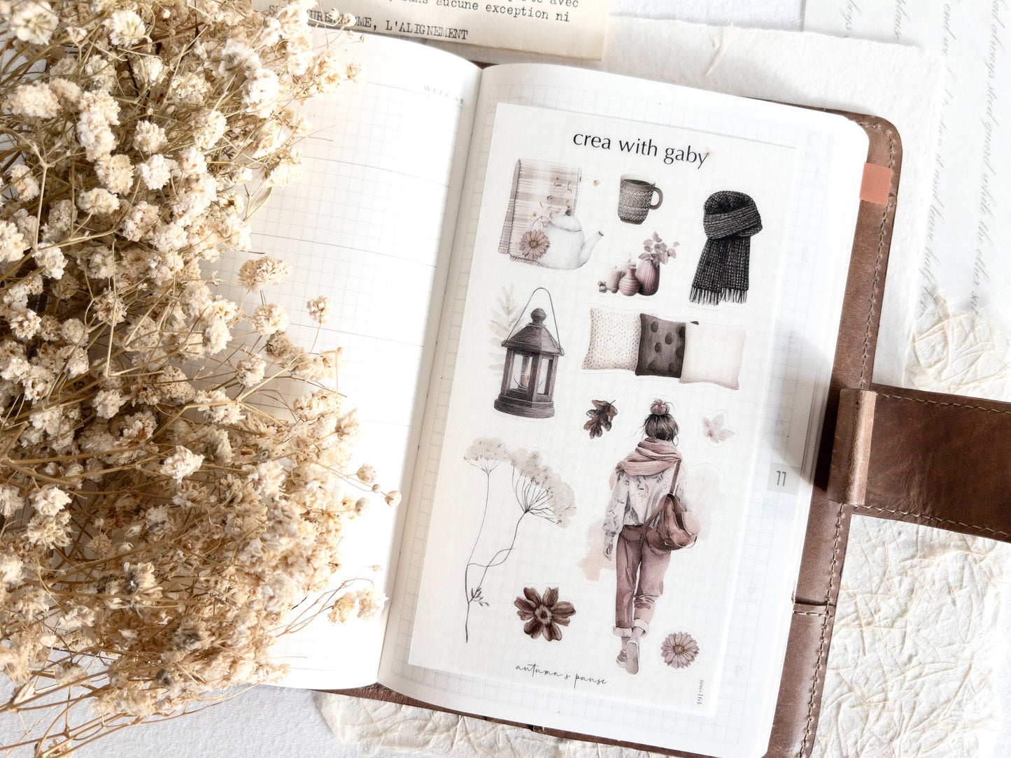 Autumn's pause sticker bundle (Save 20%)