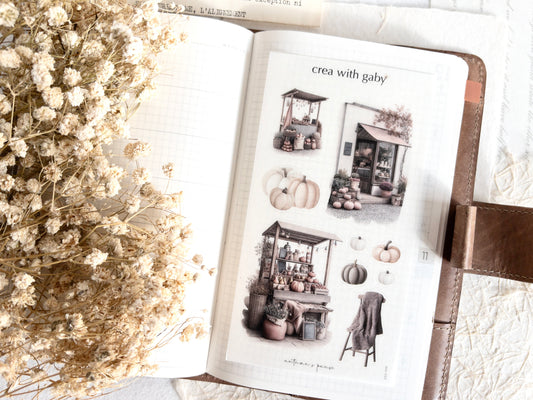 Deco sticker: Autumn's pause