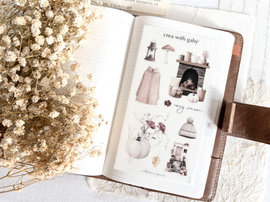 Deco sticker: Autumn's pause