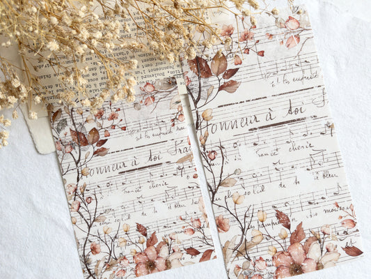 Sticker dashboard: Warm florals