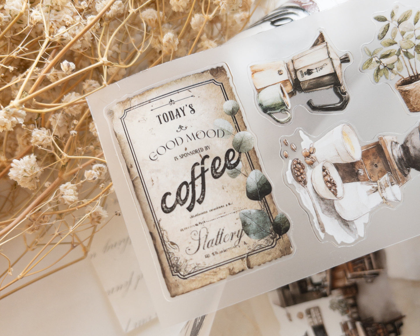 Pre-cut PET tape: Rustic Roast