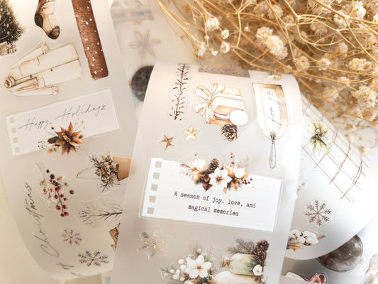 Pre-cut PET tape: Christmas Wishes