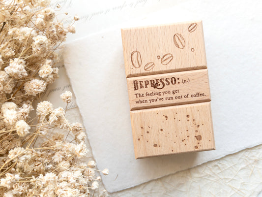 Coffee stamp set: Rustic roast (Set of 3)