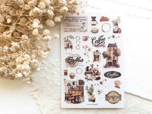 Transfer stickers: Rustic roast