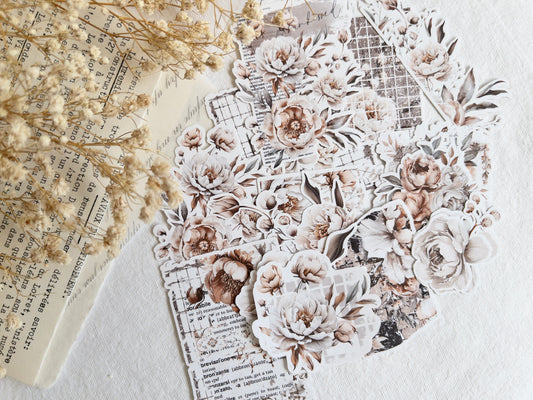 Deco sticker flakes: Amantea collection (Set of 18)