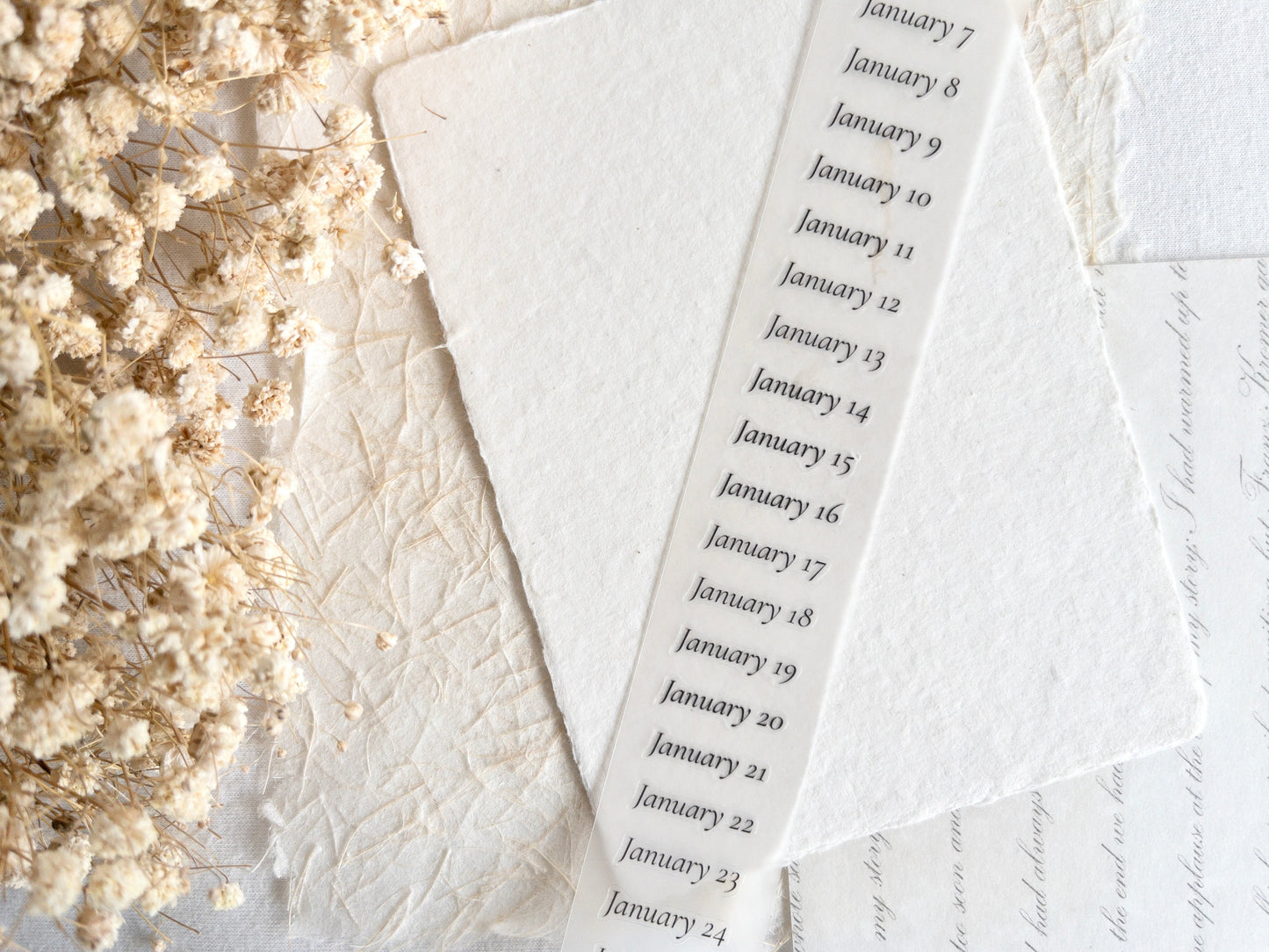 Pre-cut date PET tape: Functional vol 2