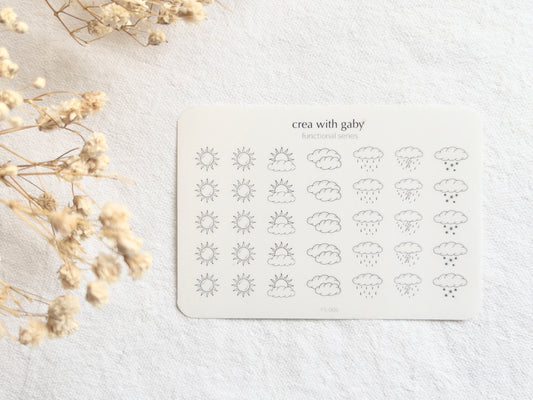 Functional series: Weather icons