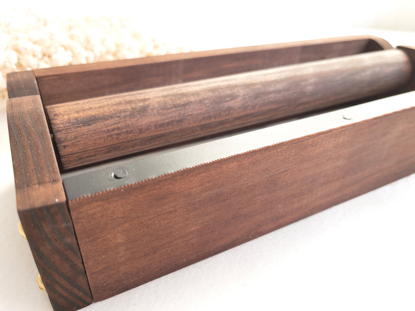 Handcrafted wooden washi tape dispenser