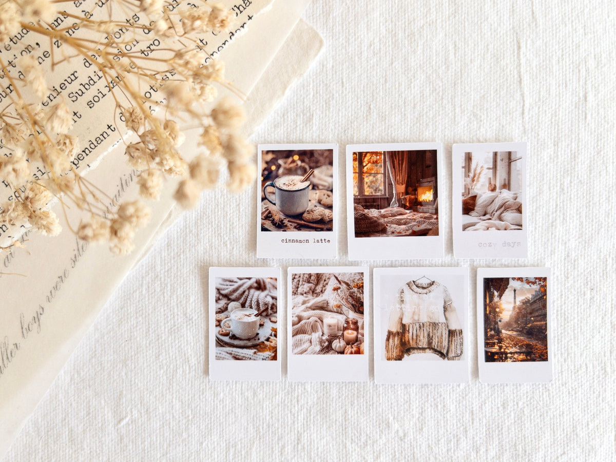 Faux fall polaroids (multiple options)