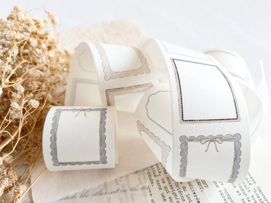 Pre-cut washi tape: Frames - Afternoon tea collection (December 2025 sub kit)