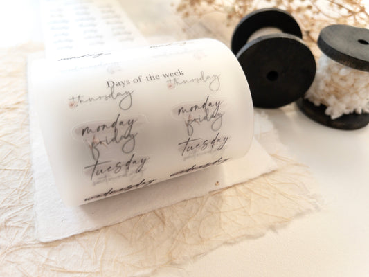 Pre-cut PET tape: Functional vol. 1